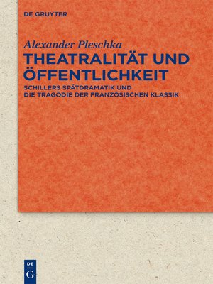cover image of Theatralität und Öffentlichkeit